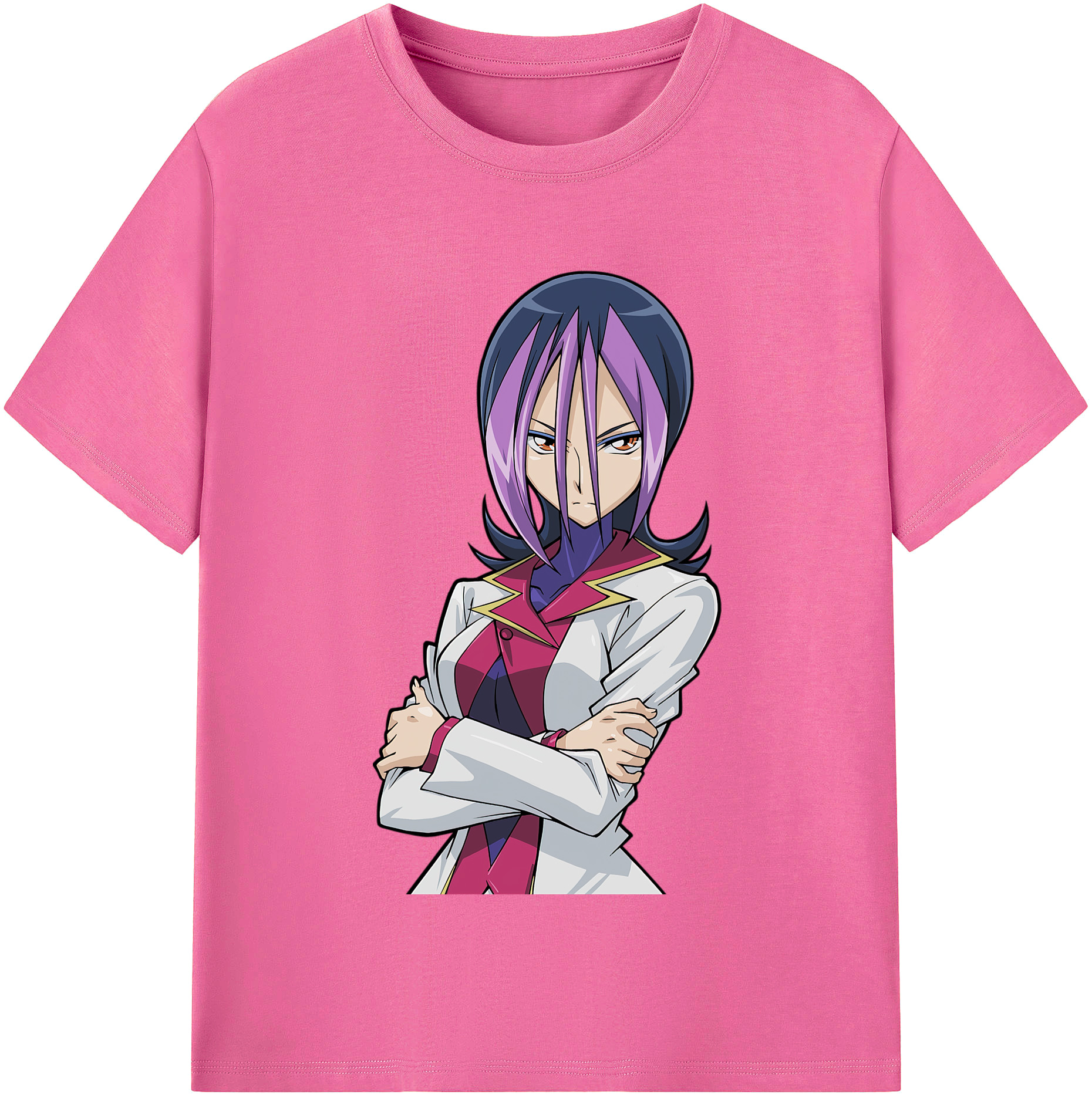 （画像用） 遊☆戯☆王 Yu-Gi-Oh! レディースカジュアルプリントTシャツ（綿100％）